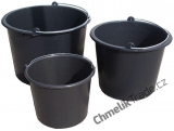 Vědro plast 20 l - černé