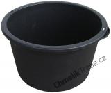Vanička na maltu plast - kruhová černá 40 l