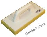 Hladítko s molitanem jemný PROFI 280x140mm - odlehčená ručka, bílé