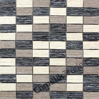 ARMONIE Mozaika Seta mix grigio 30x30 cm (1ks/bal)