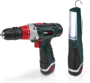 Aku vrtačka / šroubovák 12V + LED lampa - POWXQ5243L POWERPLUS