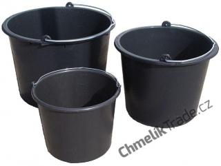 Vědro plast 12 l - černé