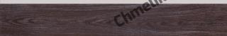 RAKO Sokl Wood hnědočerná 59,5x9,5 cm - DSAS4621 (13kusů/bal)