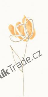 RAKO Inzerto Tulip, květ, oranžová  - 19,8x39,8 cm WITMB009 (4ks/bal.)