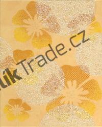 Inzerto Candy oranžová květy 20x25 cm - WITGW656