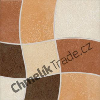 RAKO  Dlažba Galileo rozeta, vícebarevná - 33,3x33,3cm (4kusy/bal)