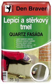 DEN BRAVEN lepicí a štěrkový tmel Quartz Fasáda (25kg/bal)