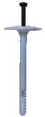 TRUHLÁŘ TTH 60/10 x 210 mm - plastový trn (200ks/bal)