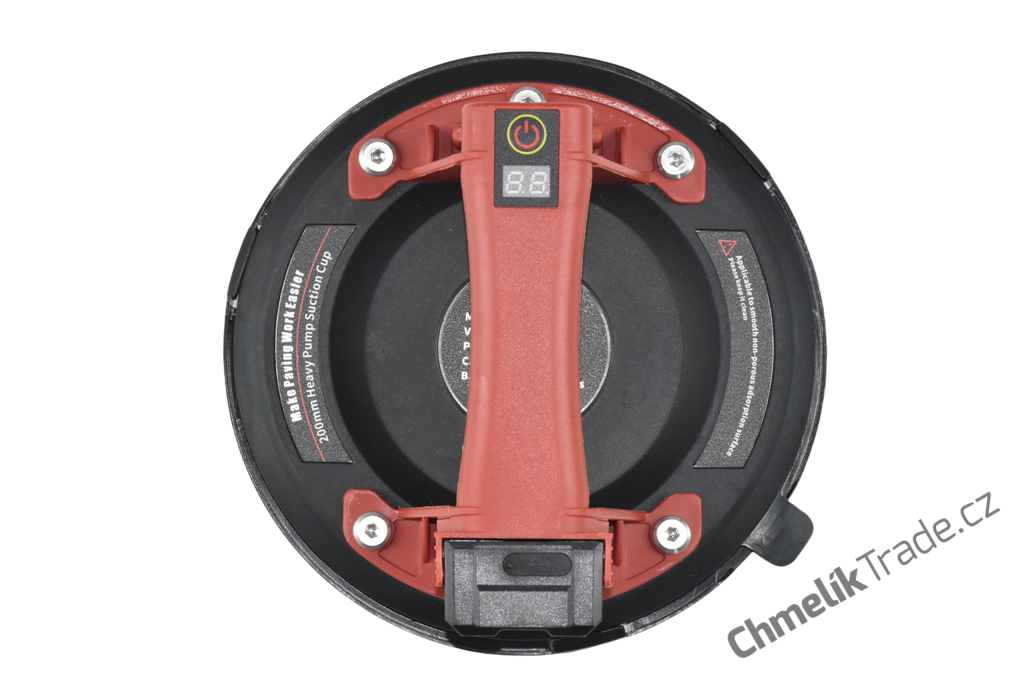Chmelík elektrická přísavka PE1, nosnost 200 kg, Ø 200 mm
