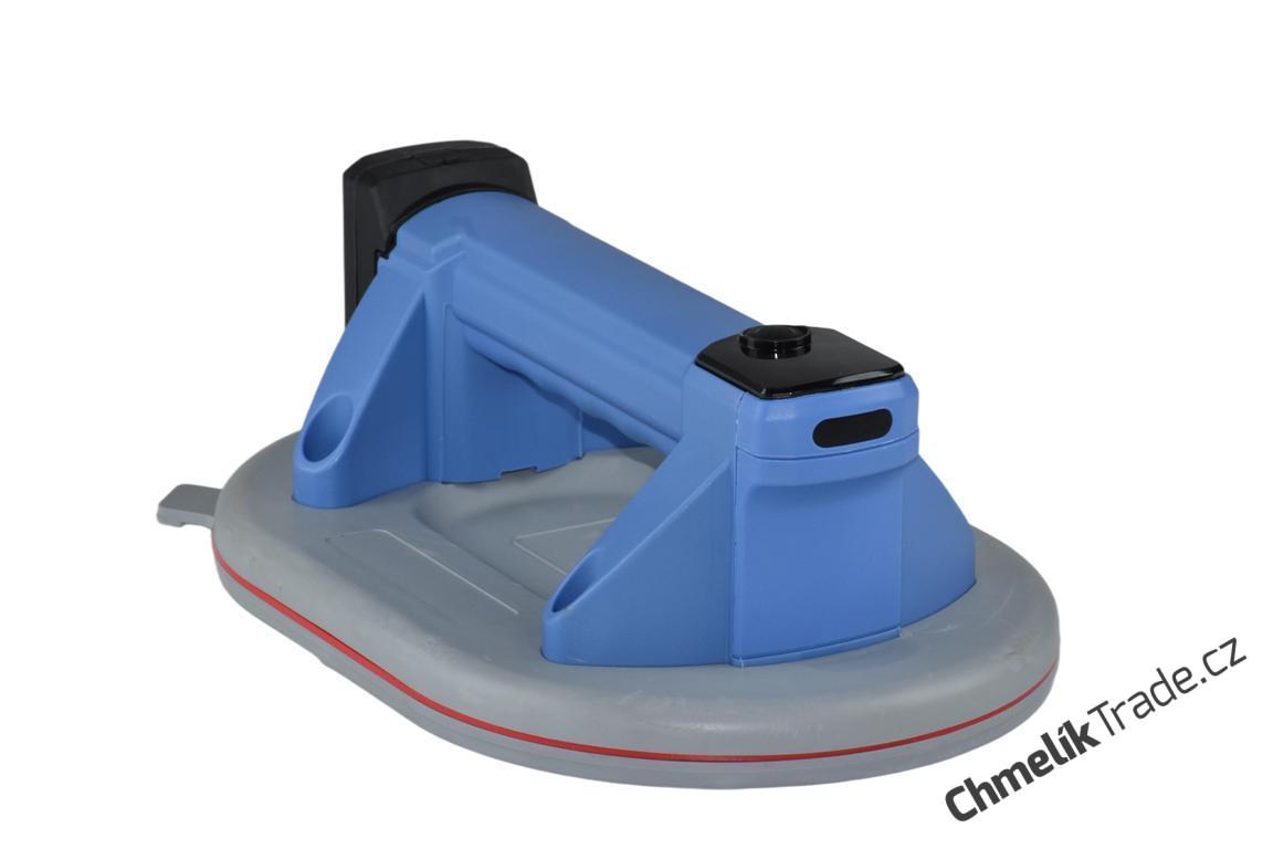 Chmelík oválná elektrická přísavka PE4, nosnost 250 kg, 167 mm × 247 mm, NOVÝ MODEL, 2 ks vyměnitelná lithiová baterie