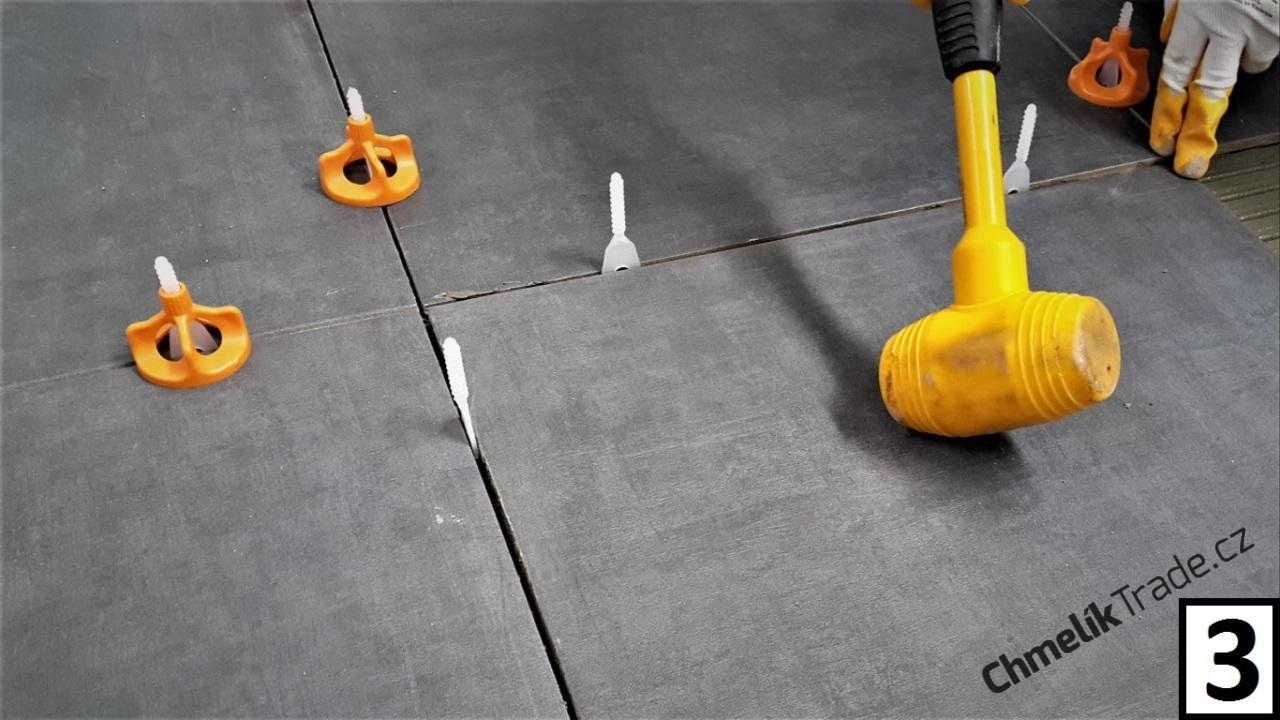 Distanční šroub Fixlevel (100ks/balení) pro dlaždice tloušťky 3-23 mm