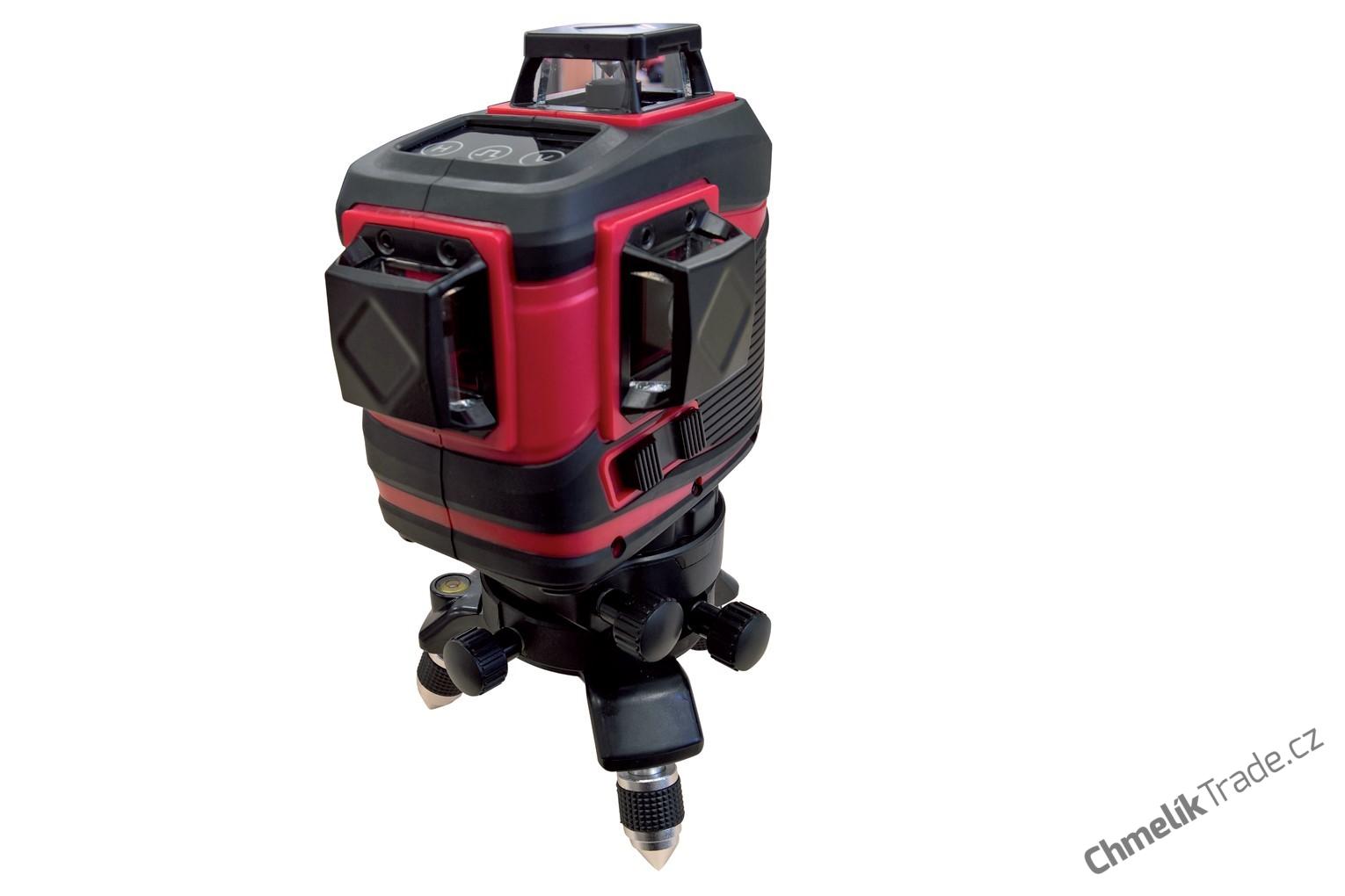 LASER LINIOVÝ 3D GREEN - 6x KŘÍŽ VZÁJEMNĚ PROPOJENÝ