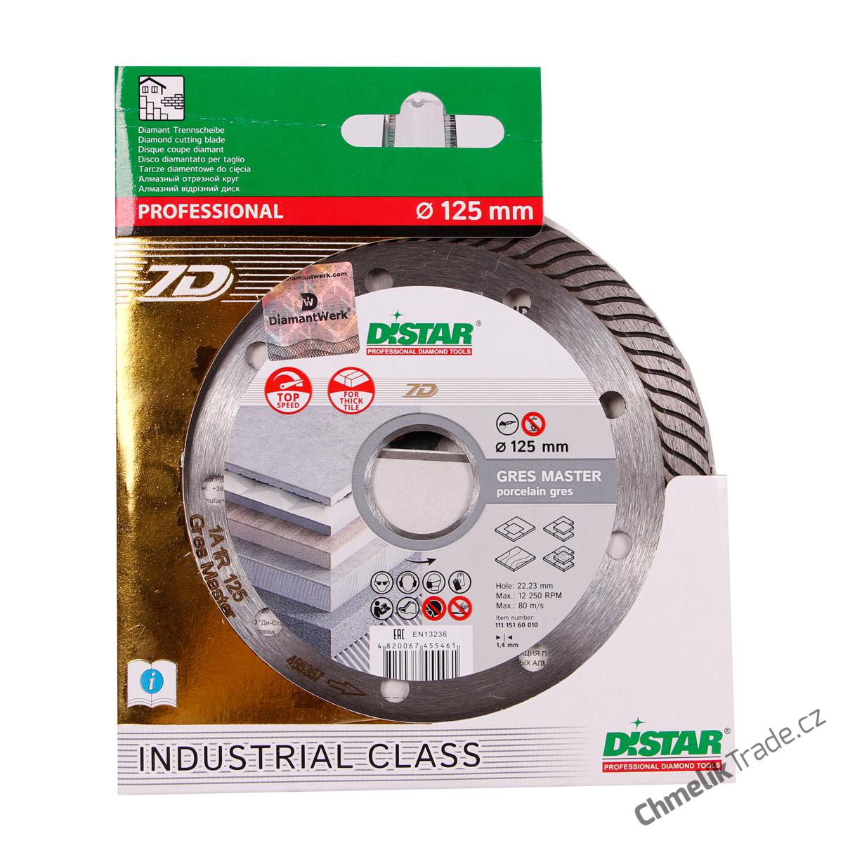 Distar GRES MASTER 125x1,4x10x22,23