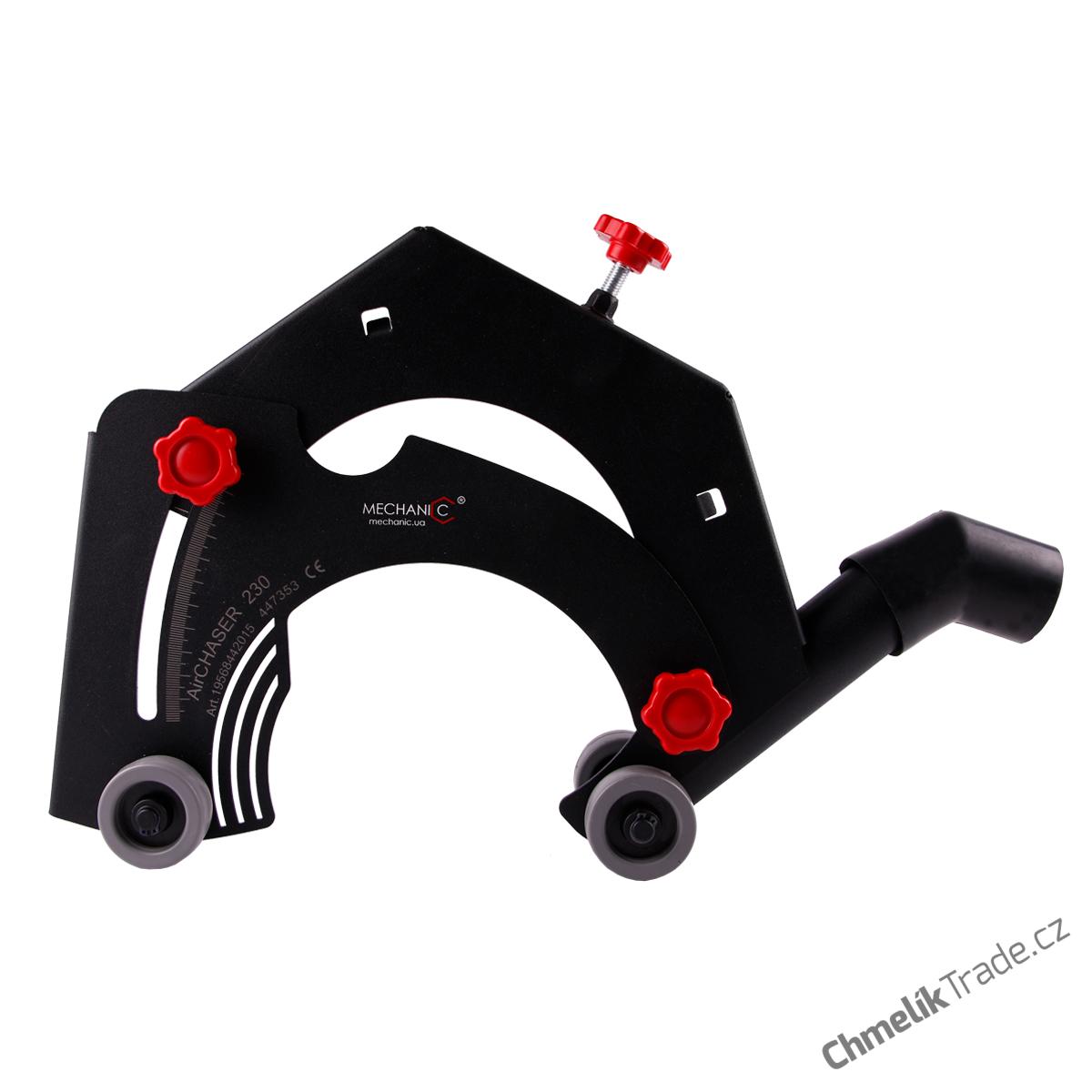 AIRCHASER 230 mm - kryt odsávací s kolečky pro úhlovou brusku