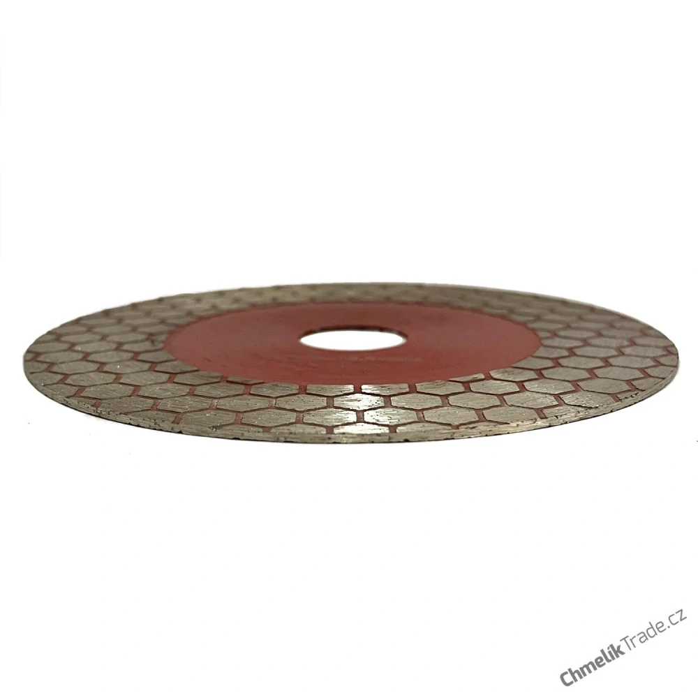 Řezný / brusný diamantový kotouč Chmelík-Jolly rohy 125 mm RED