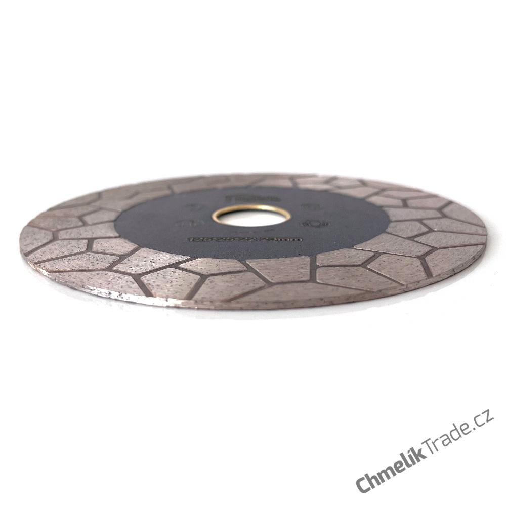 Řezný / brusný diamantový kotouč Chmelík-Jolly rohy ​B2 125mm