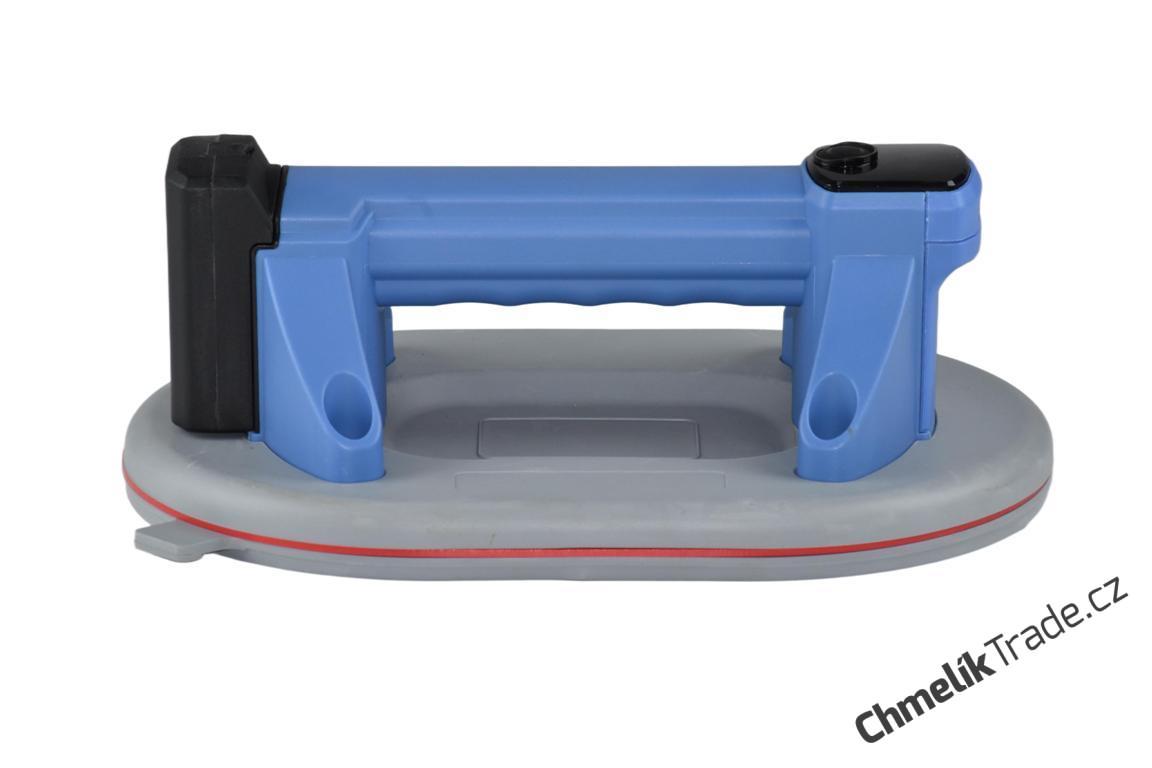 Chmelík oválná elektrická přísavka PE4, nosnost 250 kg, 167 mm × 247 mm, NOVÝ MODEL, 2 ks vyměnitelná lithiová baterie