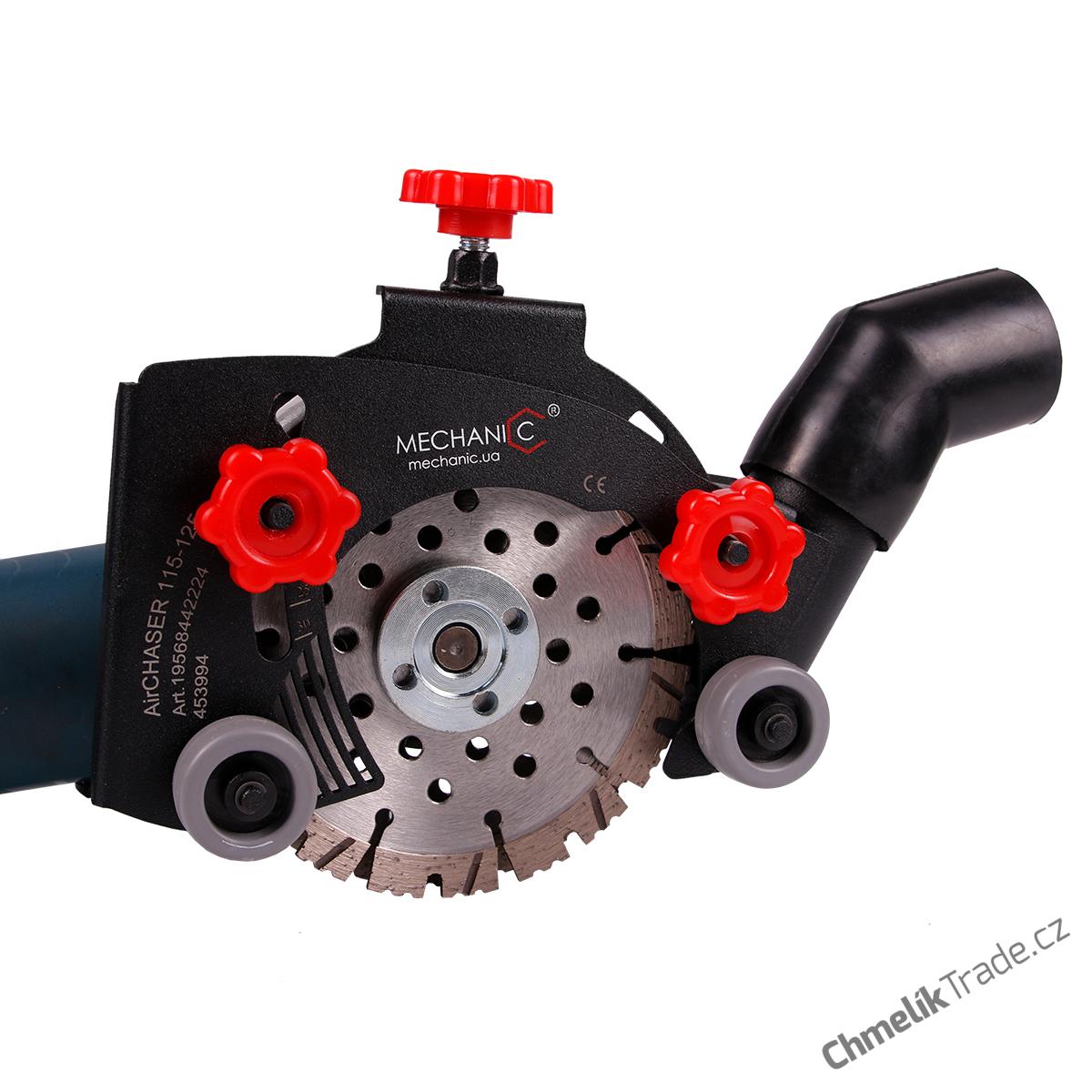 AIRCHASER 115-125mm 2.0 kryt odsávací s kolečky pro úhlovou brusku