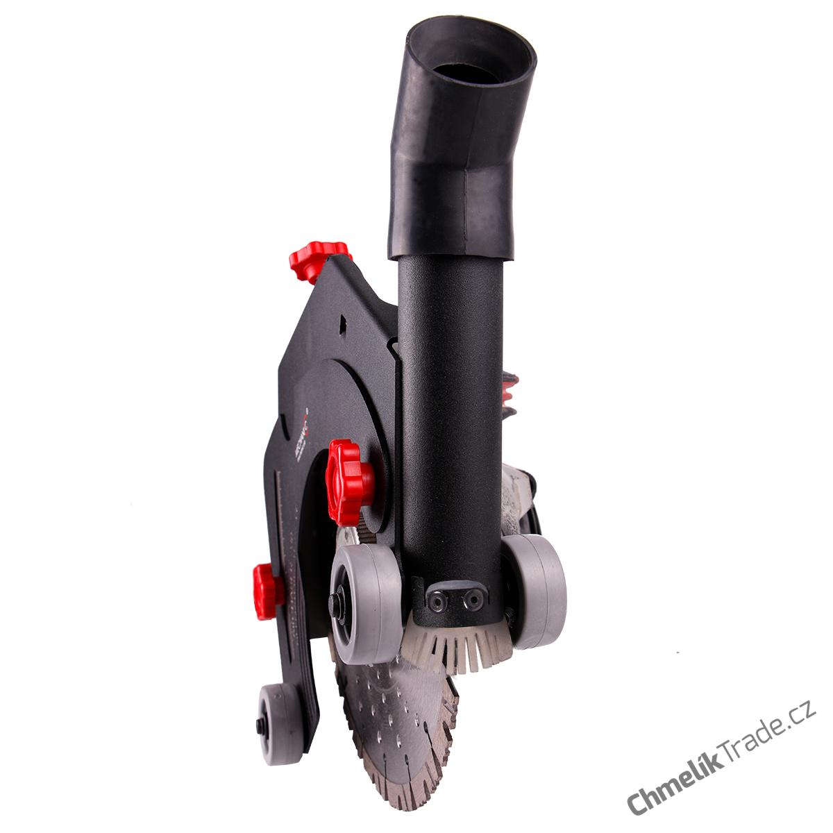 AIRCHASER 230 mm - kryt odsávací s kolečky pro úhlovou brusku