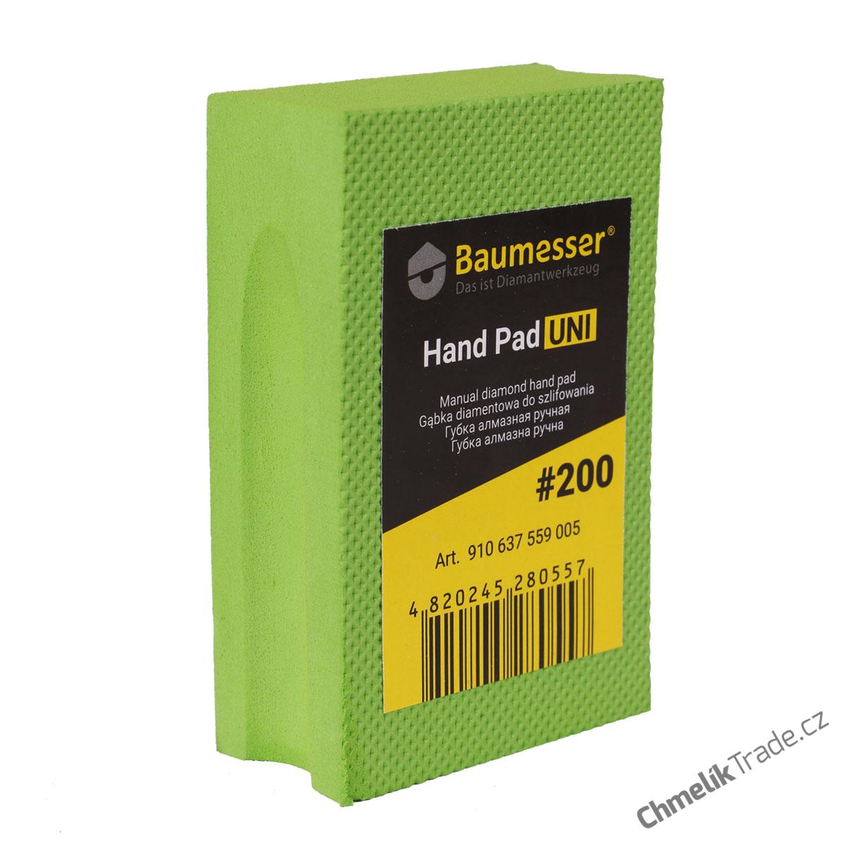 Diamantová brusná houbička hrubost 200