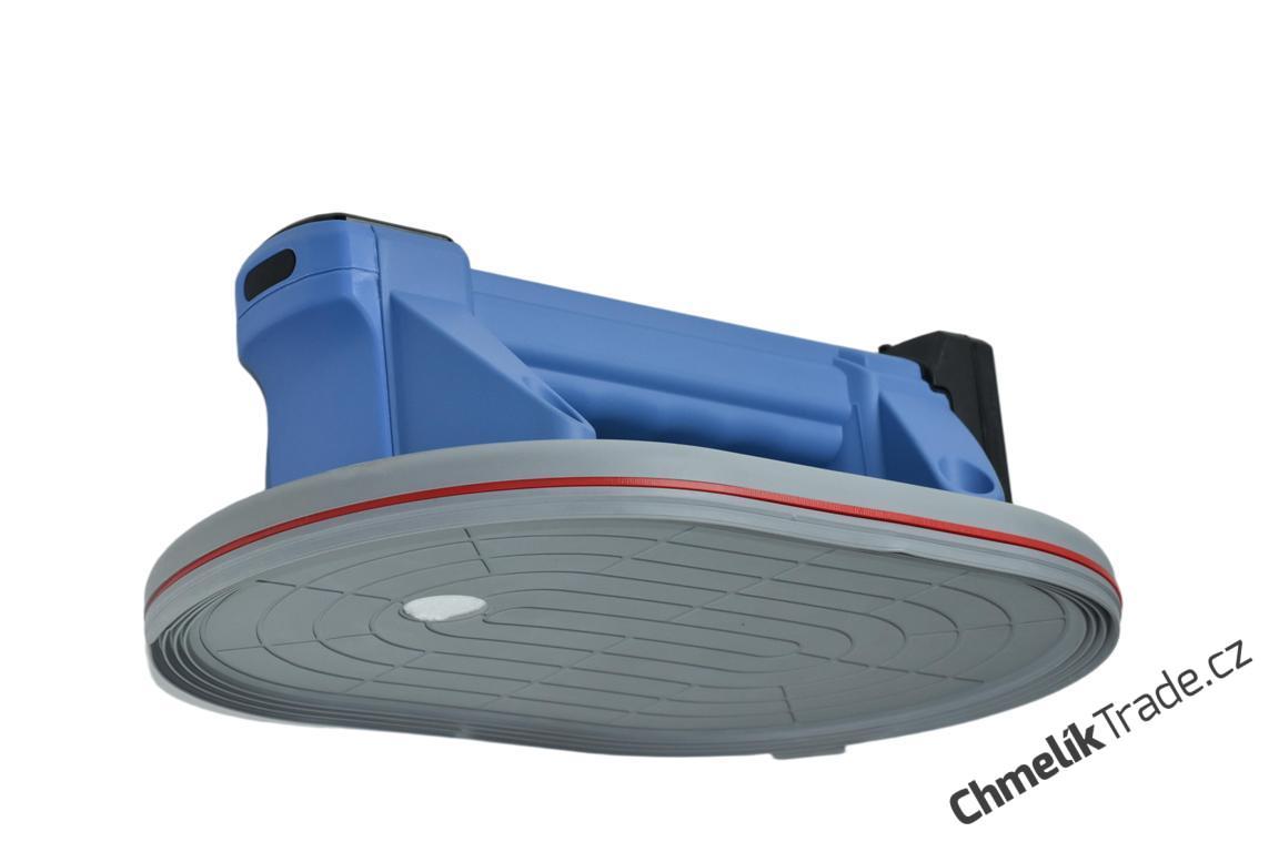 Chmelík oválná elektrická přísavka PE4, nosnost 250 kg, 167 mm × 247 mm, NOVÝ MODEL, 2 ks vyměnitelná lithiová baterie