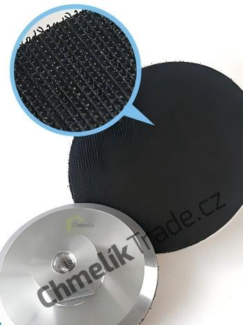 Hliníkový unašeč pro diamantové pady se suchým zipem, průměr 100 mm M14