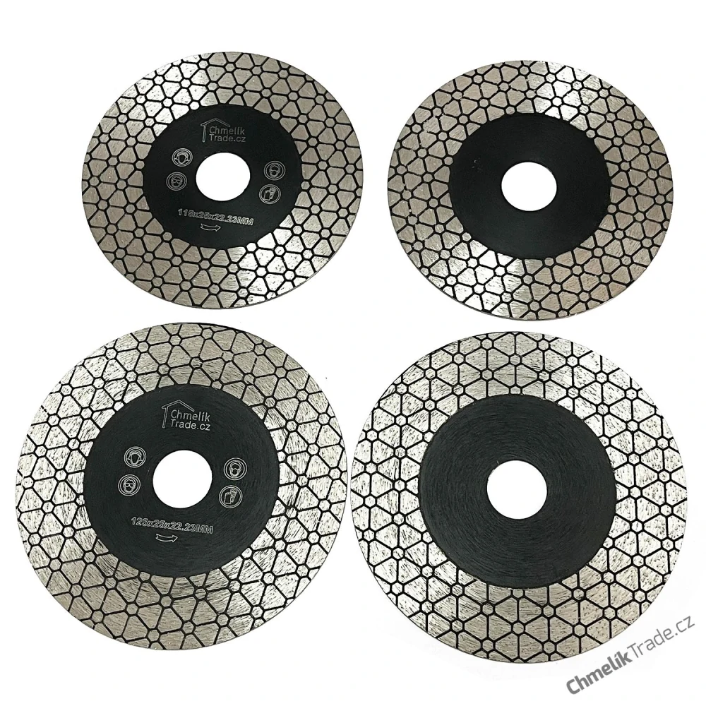 Řezný / brusný diamantový kotouč Chmelík-Jolly rohy 125 mm Black