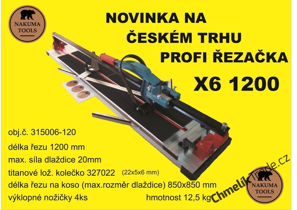 Řezačka na dlažbu Optimal X6 - 1200 mm LUX - NOVÝ MODEL + DÁREK ZDARMA
