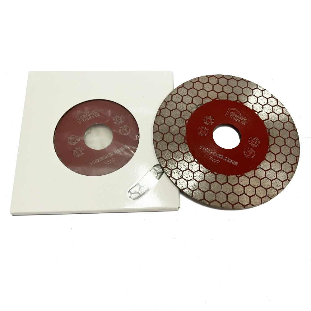 Řezný / brusný diamantový kotouč Chmelík-Jolly rohy 115 mm RED
