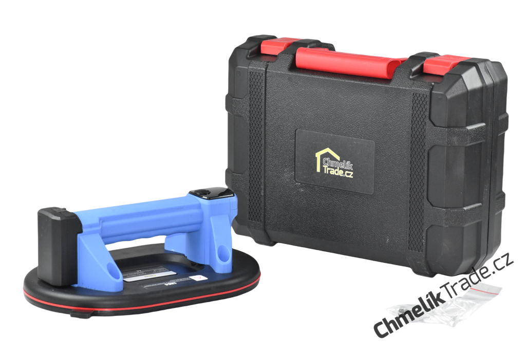 Chmelík oválná elektrická přísavka PE4, nosnost 250 kg, 167 mm × 247 mm, NOVÝ MODEL, 2 ks vyměnitelná lithiová baterie
