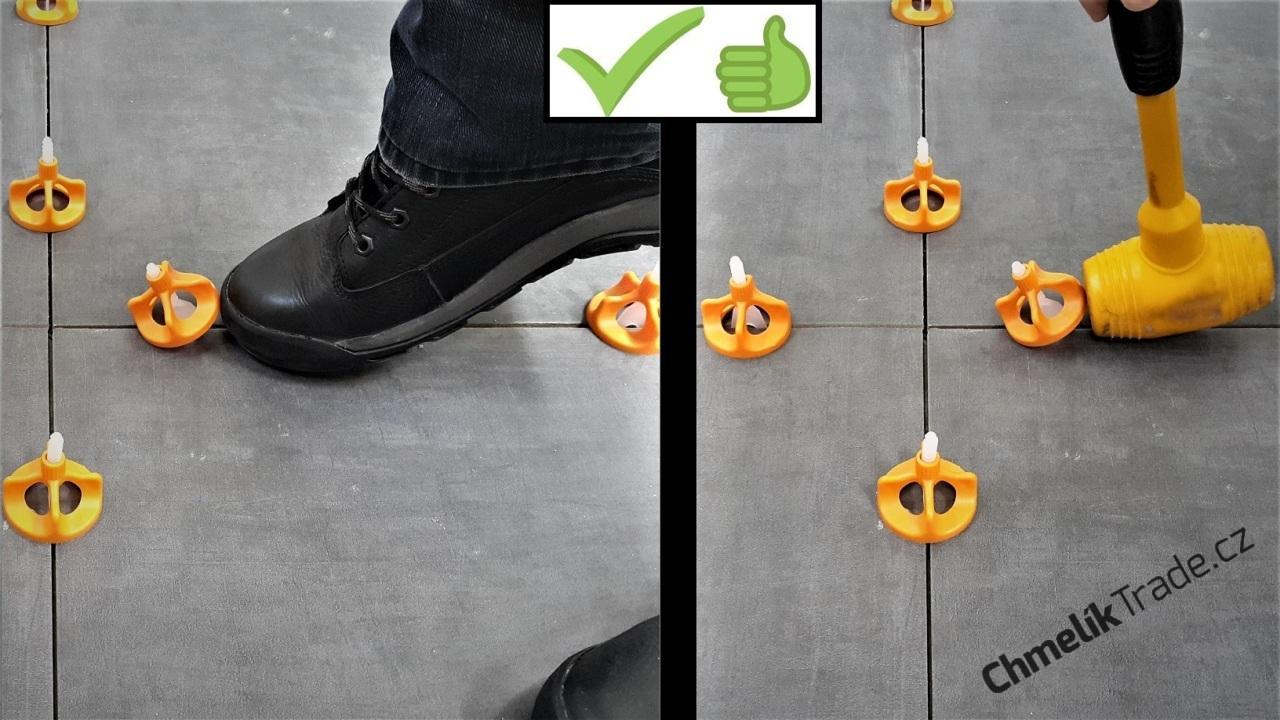 Distanční šroub Fixlevel (100ks/balení) pro dlaždice tloušťky 3-23 mm