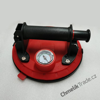 Chmelík P1 vakuová přísavka s manometrem na dlaždice, nosnost 110 kg, Ø 200 mm