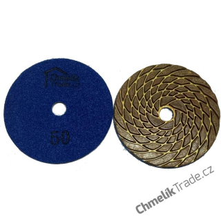 Chmelík diamantový brusný pad P2 - 100 mm / Z50