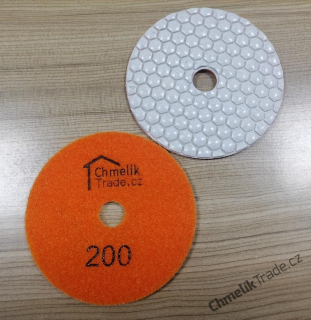 Chmelík diamantový brusný pad P3 - 100 mm / Z200